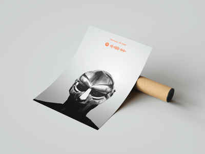 MF DOOM 'Madvillainy' Spotify Poster - Posters, Prints & Wall Art | HYPE Posters