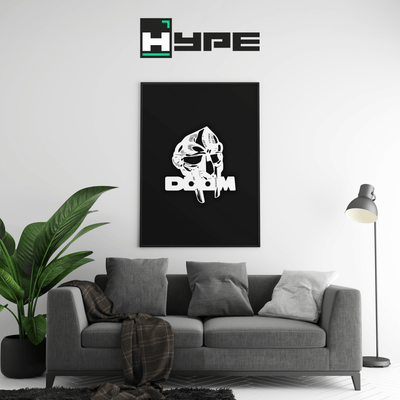 MF Doom Mask Poster - Posters, Prints & Wall Art | HYPE Posters