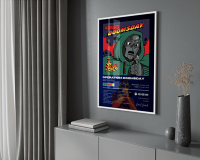 MF DOOM 'Operation: Doomsday' Album Poster - Posters, Prints & Wall Art | HYPE Posters