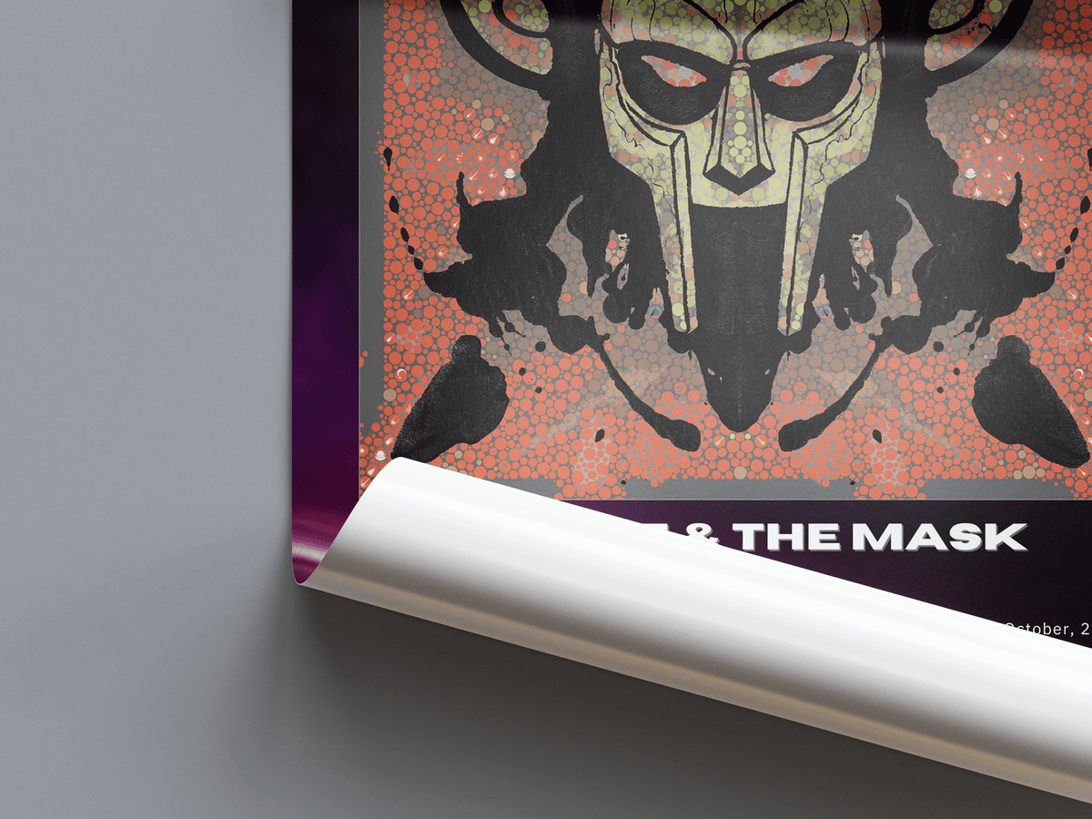 MF DOOM 'THE MOUSE & THE MASK' Album Poster - Posters, Prints & Wall Art | HYPE Posters
