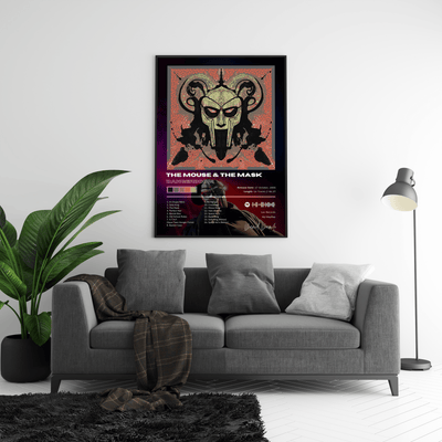 MF DOOM 'THE MOUSE & THE MASK' Album Poster - Posters, Prints & Wall Art | HYPE Posters