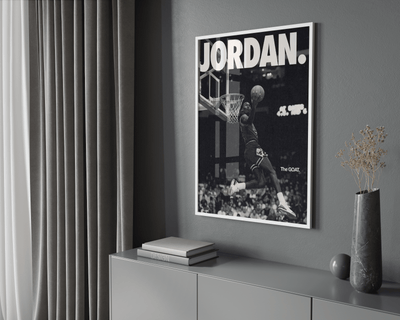 Michael Jordan 'The Goat' Poster - Posters, Prints & Wall Art | HYPE Posters