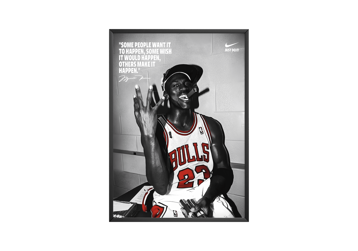 Michael Jordan Vintage Trophy Poster - Posters, Prints & Wall Art | HYPE Posters
