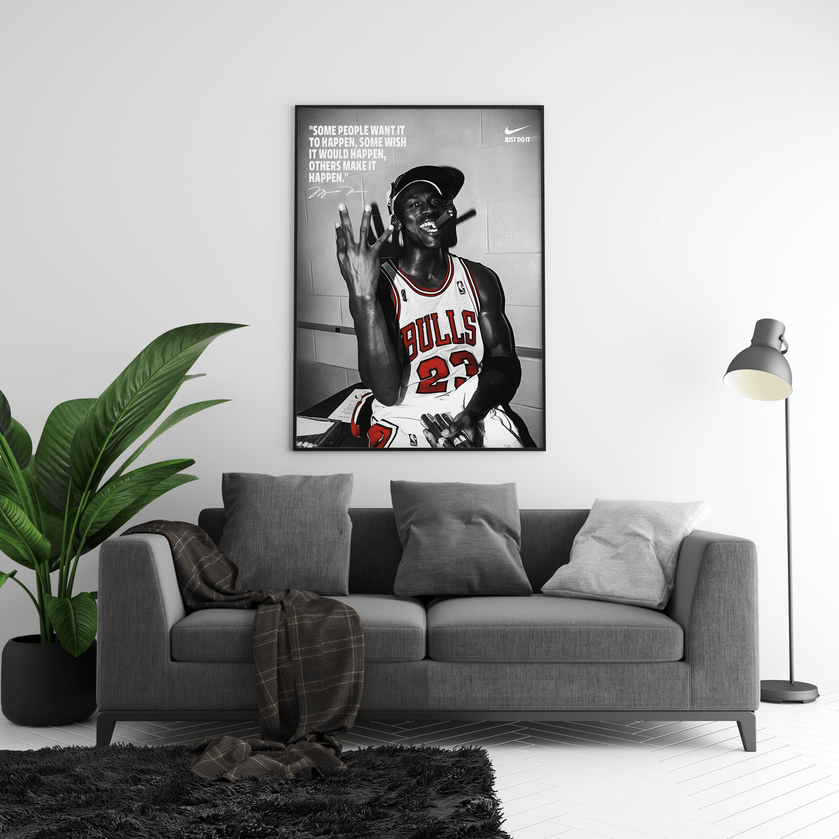 Michael Jordan Vintage Trophy Poster - Posters, Prints & Wall Art | HYPE Posters