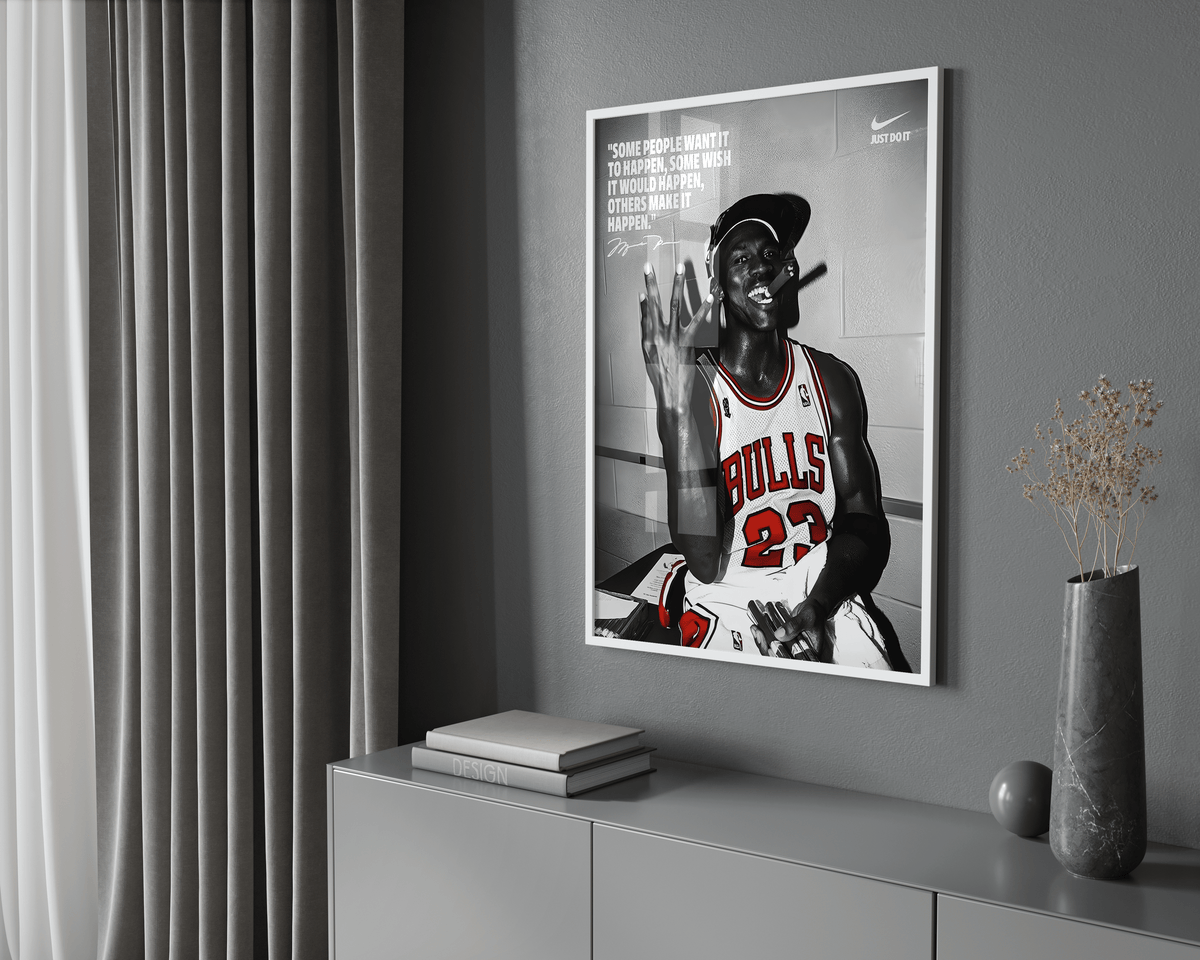 Michael Jordan Vintage Trophy Poster - Posters, Prints & Wall Art | HYPE Posters