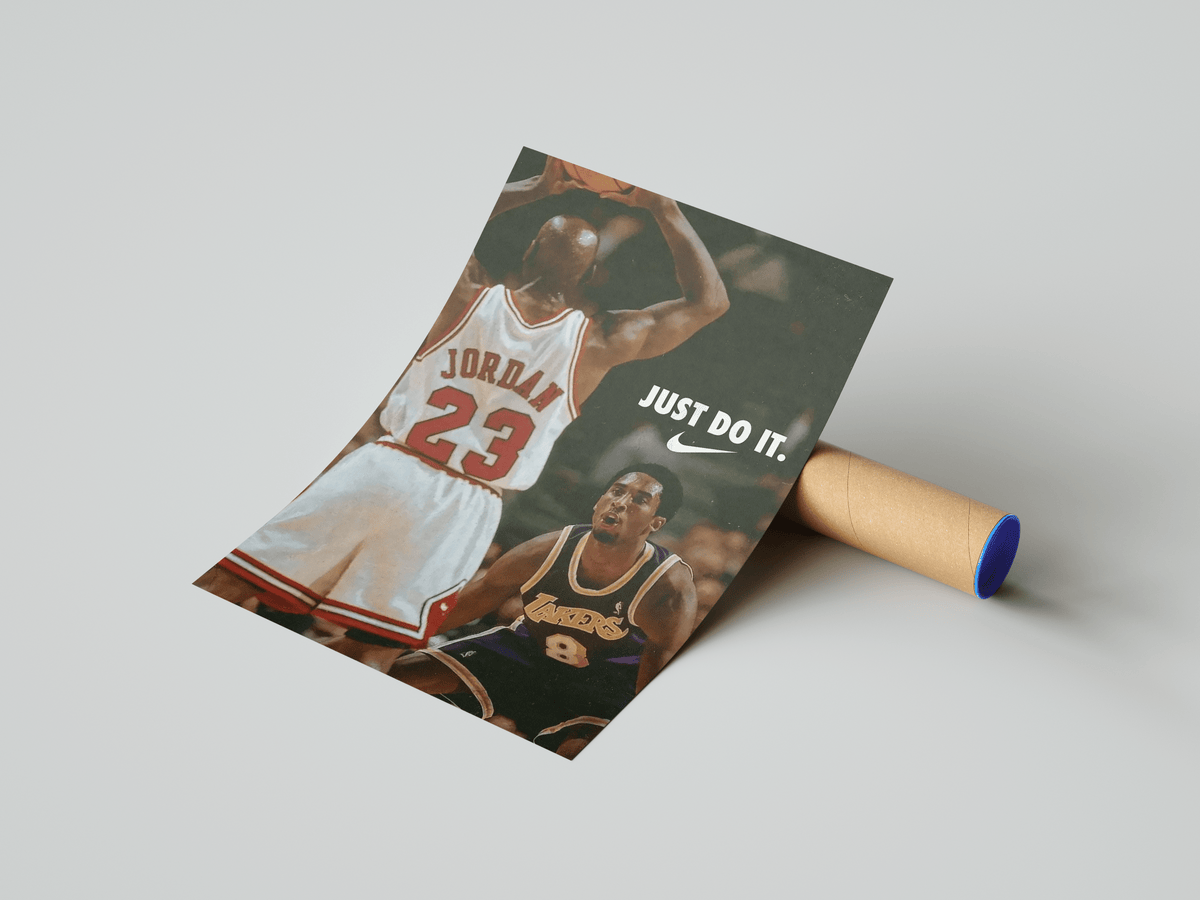 Michael Jordan X Kobe 'Mamba' Poster - Posters, Prints & Wall Art | HYPE Posters