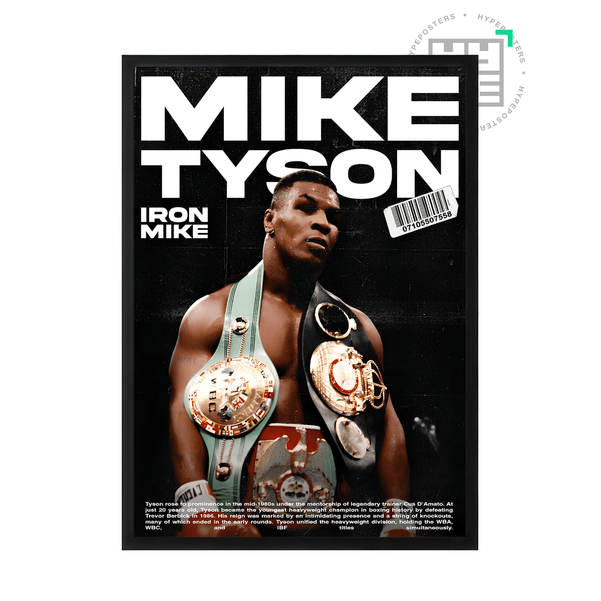 Mike Tyson Poster - Posters, Prints & Wall Art | HYPE Posters