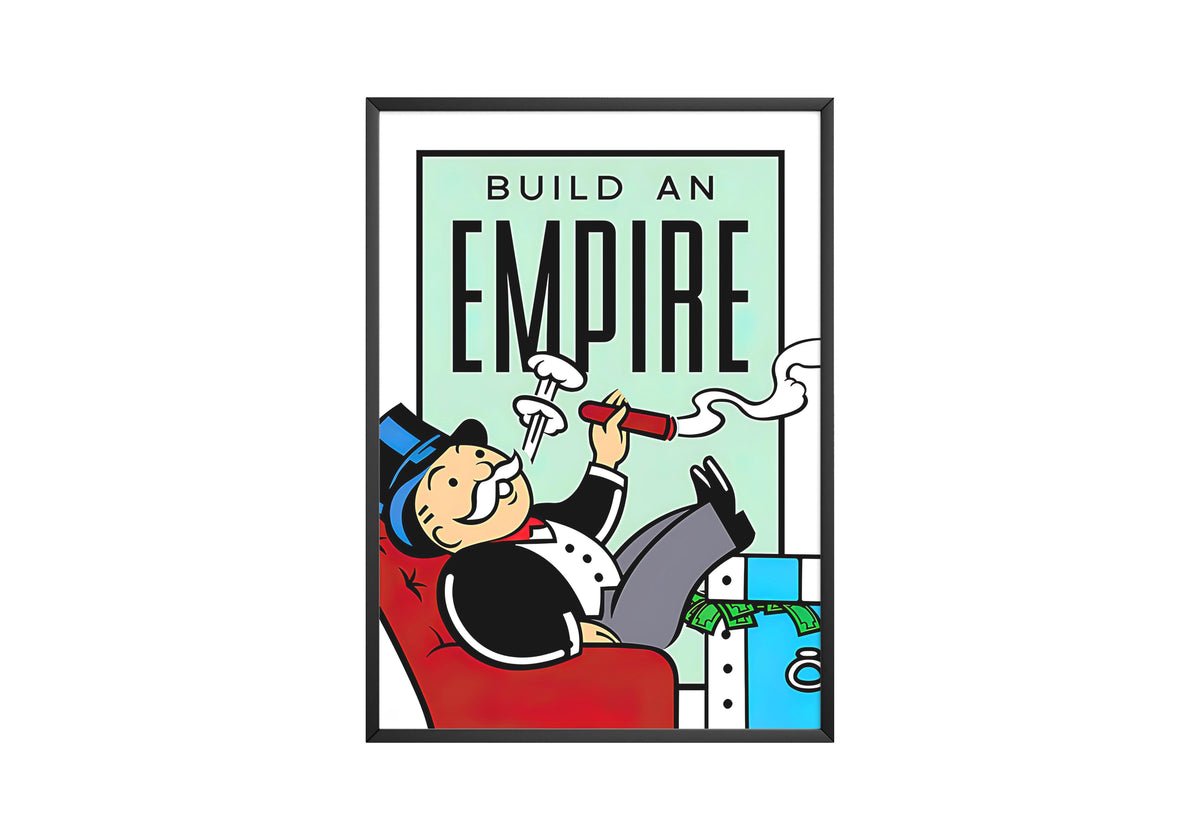 Monopoly 'Build An Empire' Poster - Posters, Prints & Wall Art | HYPE Posters
