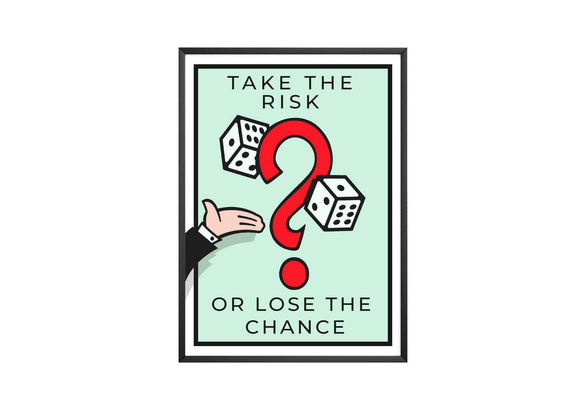 Monopoly - Take The Risk - Posters, Prints & Wall Art | HYPE Posters
