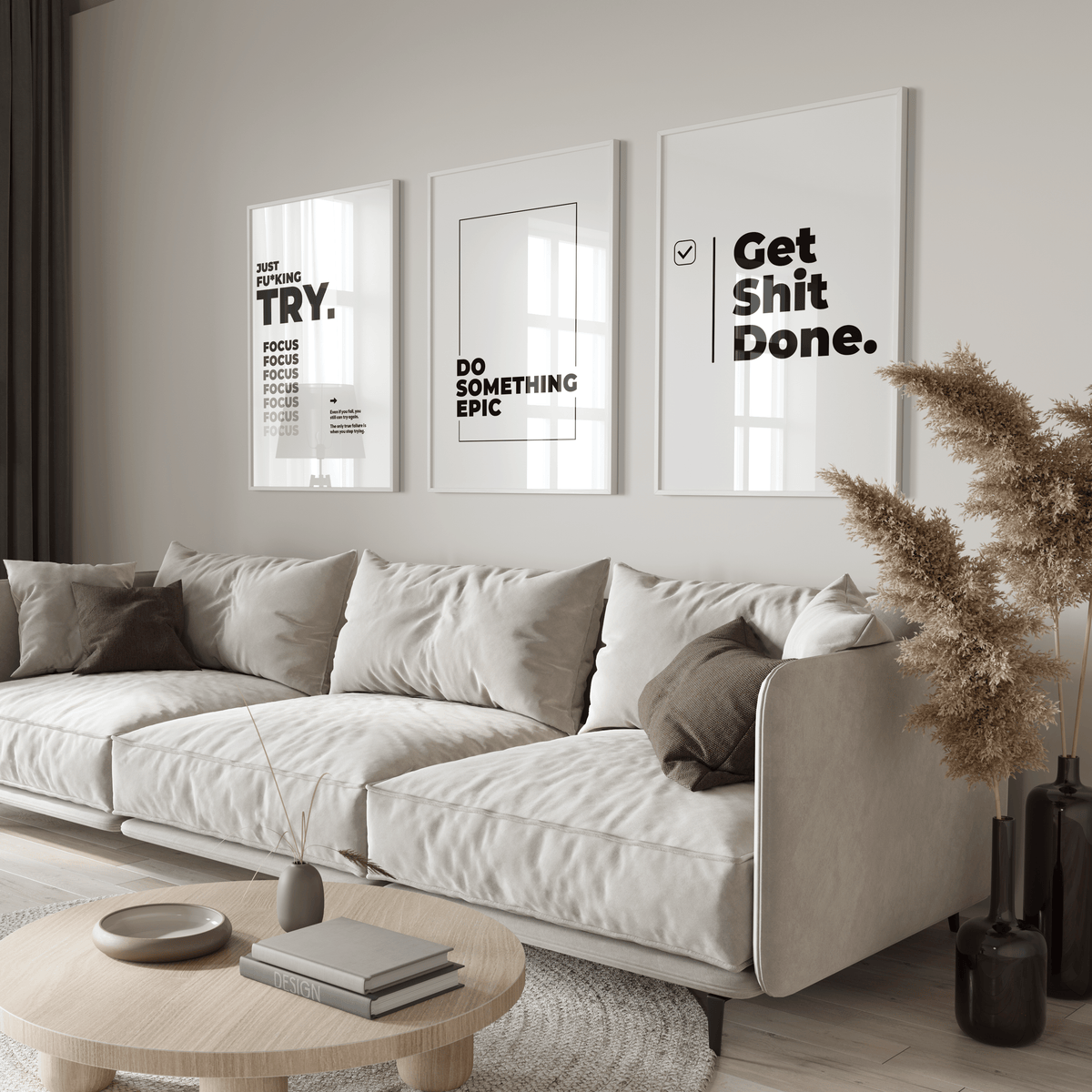 Motivation Minimalist Poster Set - Posters, Prints & Wall Art | HYPE Posters