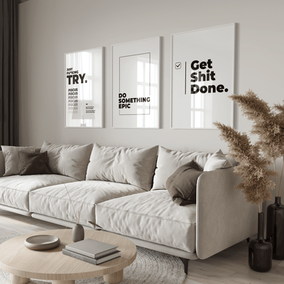 Motivation Minimalist Poster Set - Posters, Prints & Wall Art | HYPE Posters