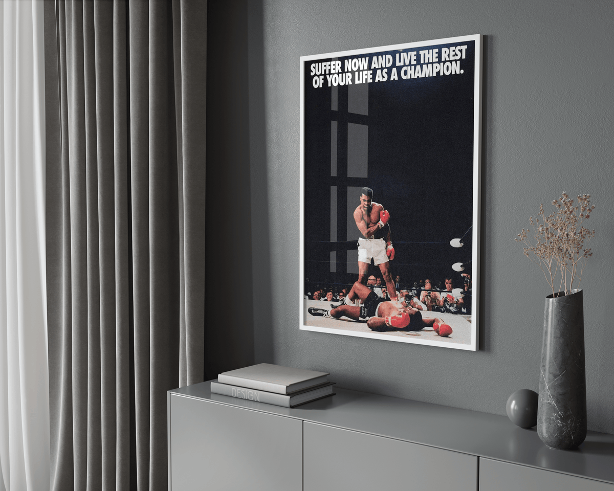 Muhammad Ali 'Suffer' Poster - Posters, Prints & Wall Art | HYPE Posters