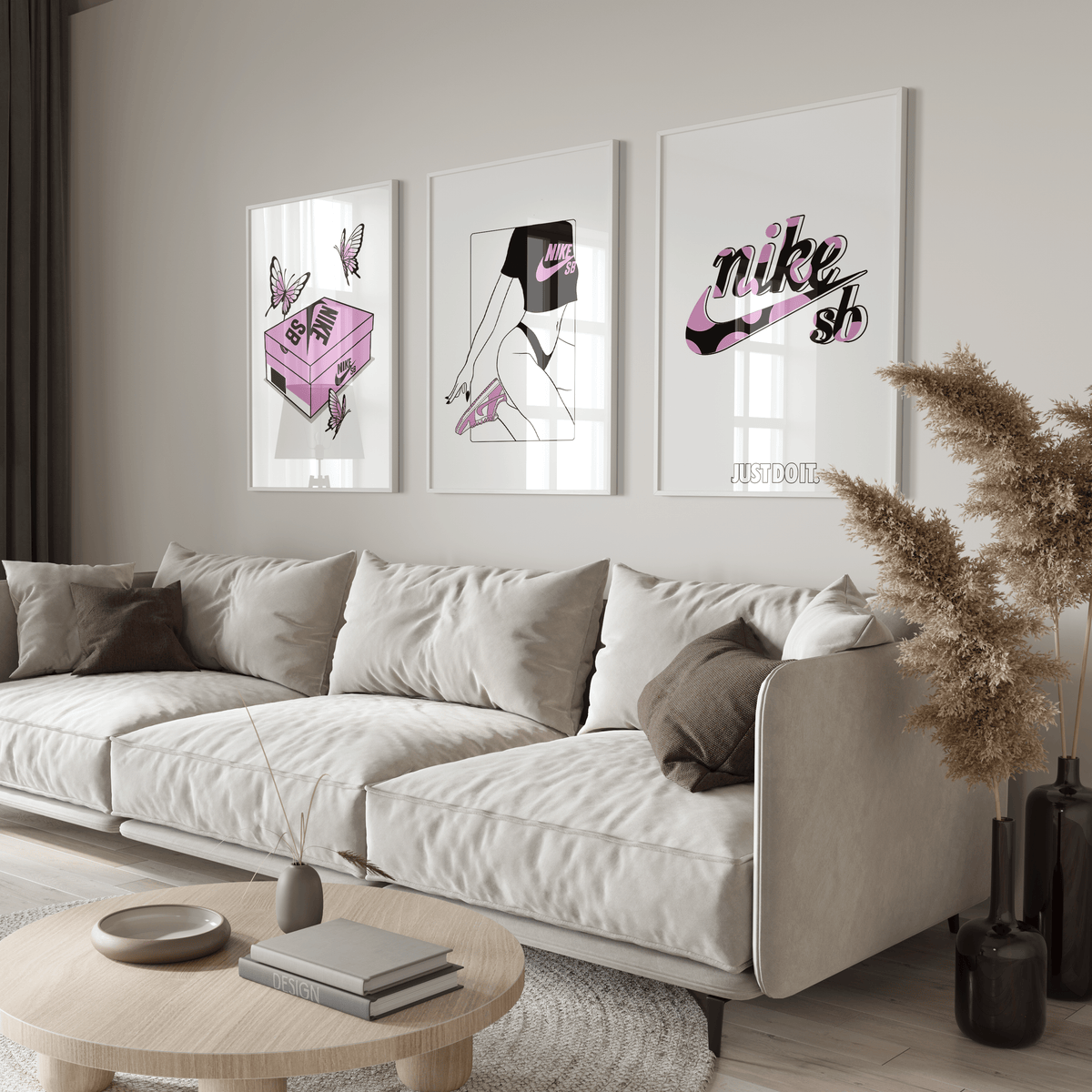 Nike Pink Sneaker Poster Set - Posters, Prints & Wall Art | HYPE Posters
