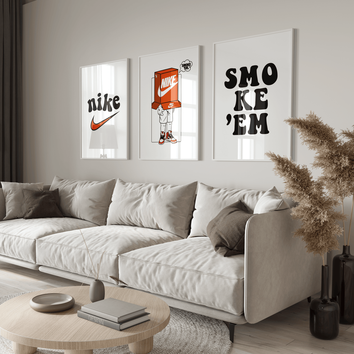 Nike 'Smoke Em' Poster Set - Posters, Prints & Wall Art | HYPE Posters