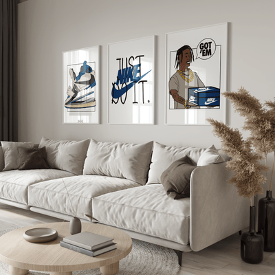 Nike x Travis Scott Sneaker Poster Set - Posters, Prints & Wall Art | HYPE Posters
