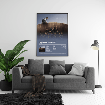 Nines - "Crabs In A Bucket" Album Poster - Posters, Prints & Wall Art | HYPE Posters
