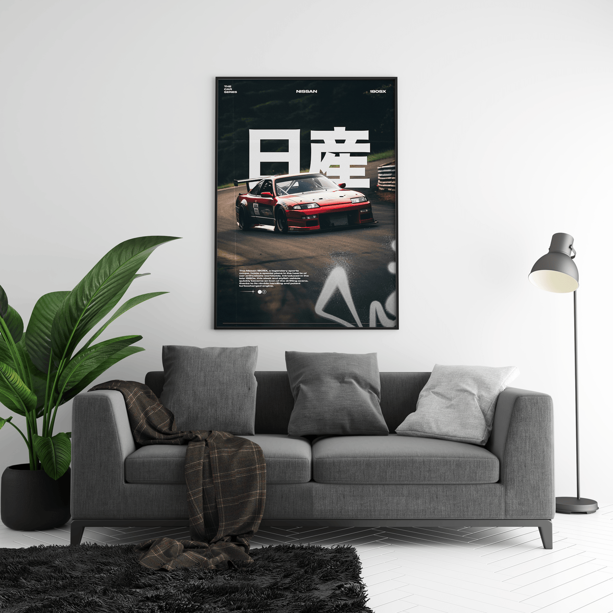 Nissan 180SX Poster - Posters, Prints & Wall Art | HYPE Posters