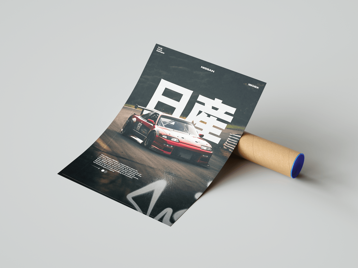 Nissan 180SX Poster - Posters, Prints & Wall Art | HYPE Posters
