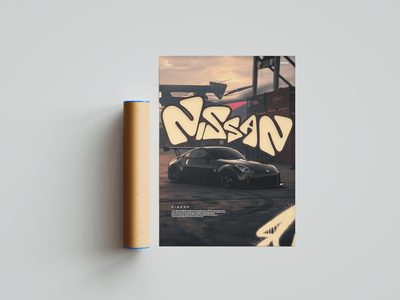 Nissan 350Z Poster - Posters, Prints & Wall Art | HYPE Posters