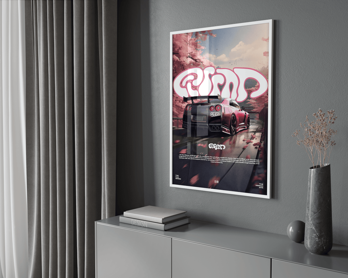 Nissan GTR Poster - Posters, Prints & Wall Art | HYPE Posters