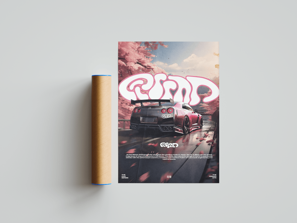 Nissan GTR Poster - Posters, Prints & Wall Art | HYPE Posters