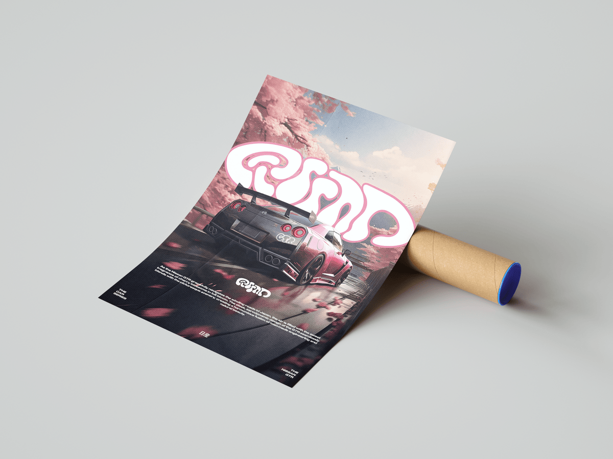 Nissan GTR Poster - Posters, Prints & Wall Art | HYPE Posters