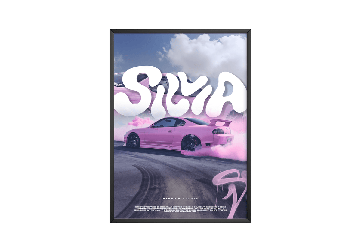 Nissan Silvia Poster - Posters, Prints & Wall Art | HYPE Posters
