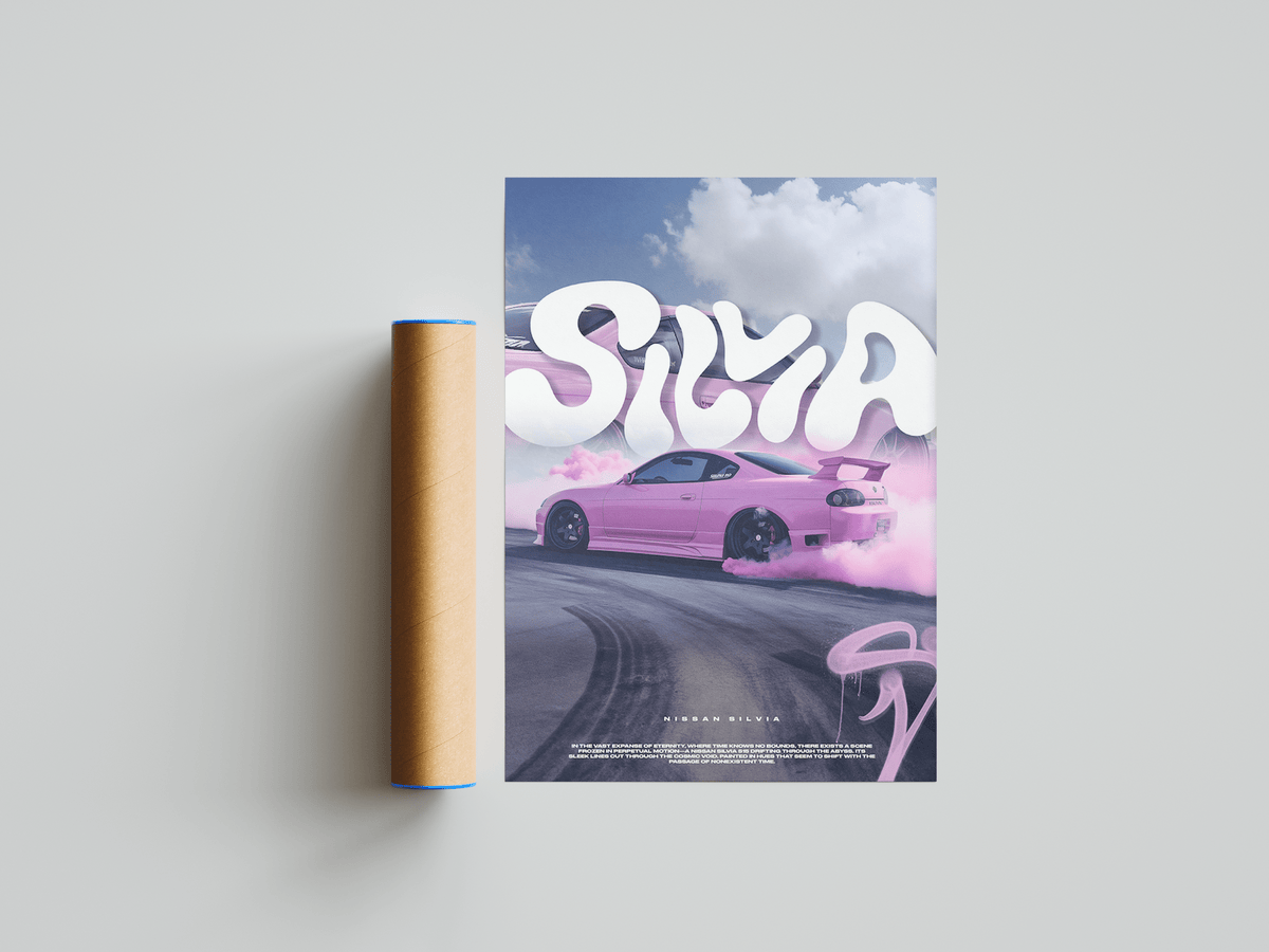 Nissan Silvia Poster - Posters, Prints & Wall Art | HYPE Posters