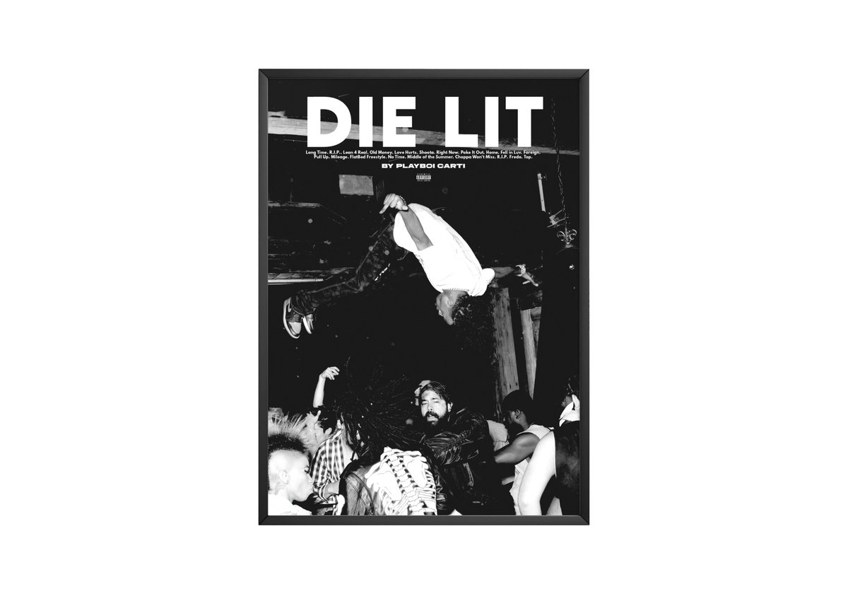 Playboi Carti 'Die Lit' Poster - Posters, Prints & Wall Art | HYPE Posters