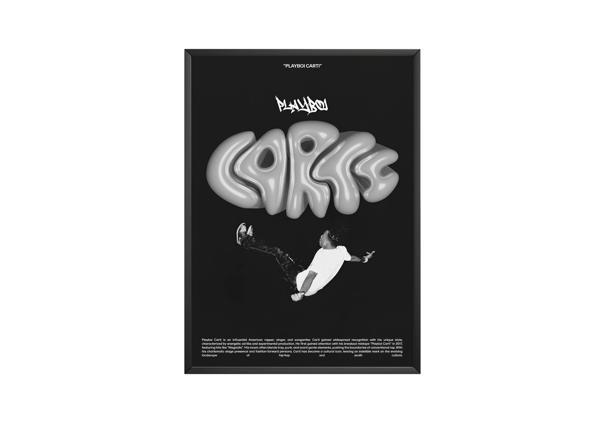 Playboi Carti 'Falling' Poster - Posters, Prints & Wall Art | HYPE Posters