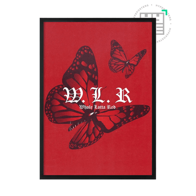 Playboi Carti Whole Lotta Red Poster - Posters, Prints & Wall Art | HYPE Posters