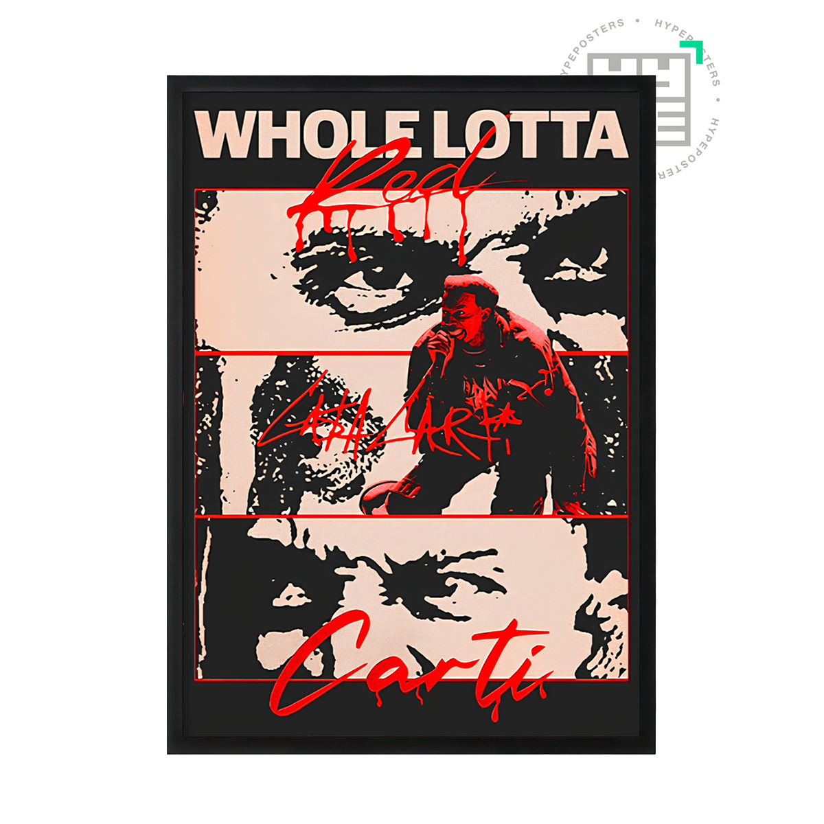 Playboi Carti Whole Lotta Red Poster - Posters, Prints & Wall Art | HYPE Posters