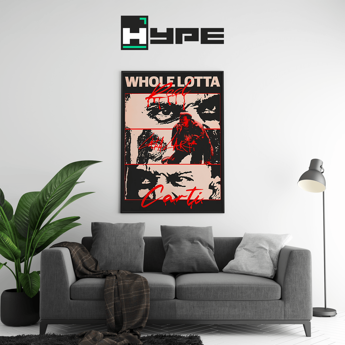 Playboi Carti Whole Lotta Red Poster - Posters, Prints & Wall Art | HYPE Posters