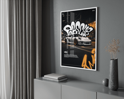 Porsche 911 GT3 City Poster - Posters, Prints & Wall Art | HYPE Posters