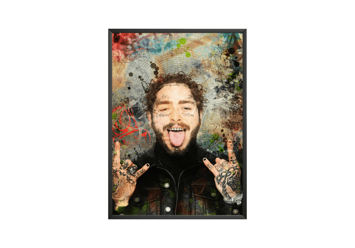 Post Malone - Graffiti Poster - Posters, Prints & Wall Art | HYPE Posters