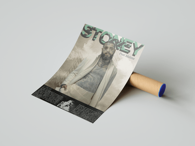 Post Malone 'Stoney' Written Poster - Posters, Prints & Wall Art | HYPE Posters