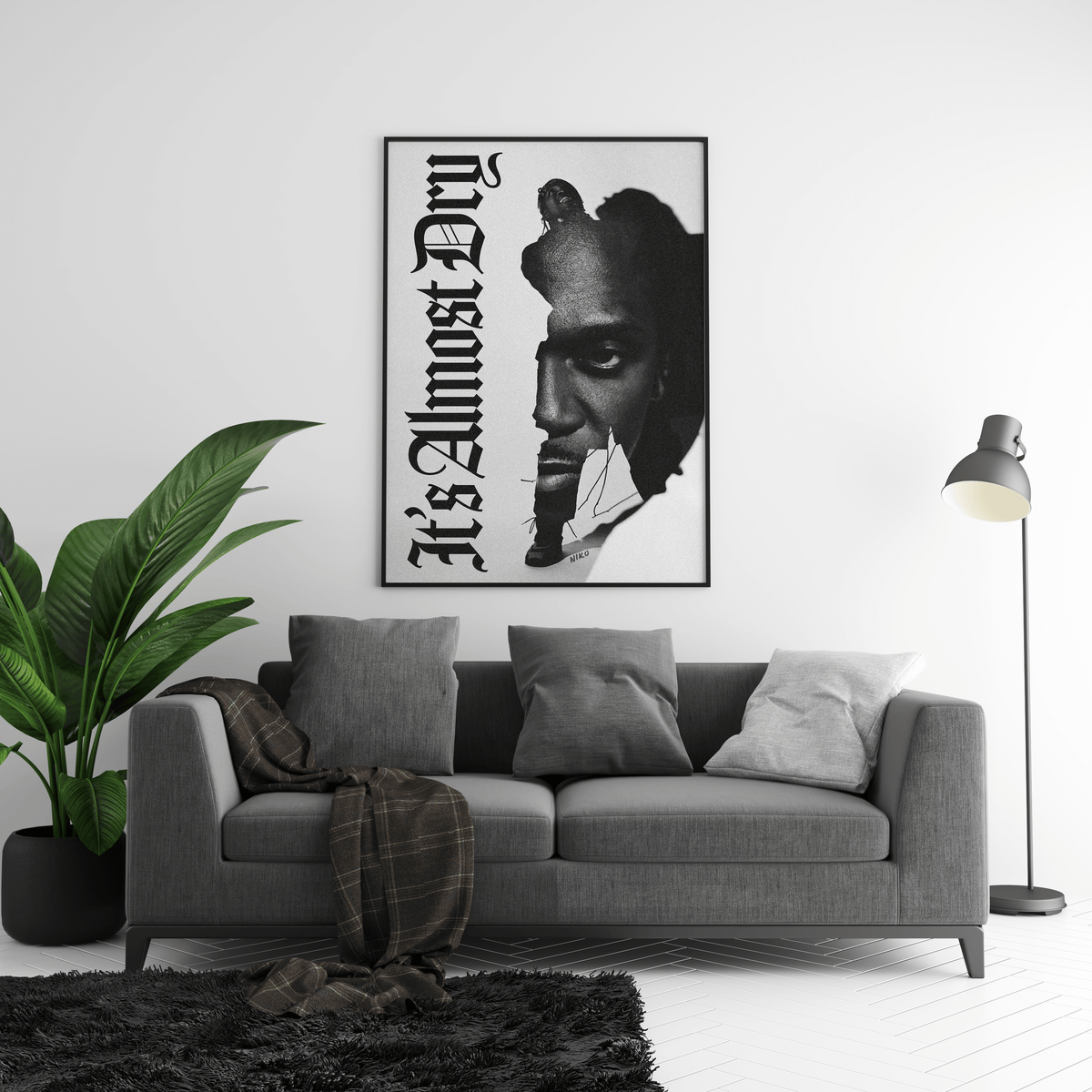 Pusha T 'Almost Dry' Poster - Posters, Prints & Wall Art | HYPE Posters