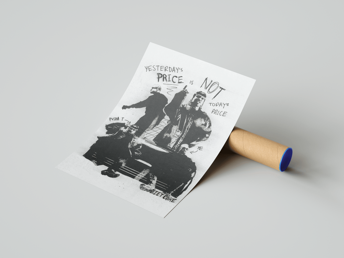 Pusha T 'Diet Coke' Poster - Posters, Prints & Wall Art | HYPE Posters