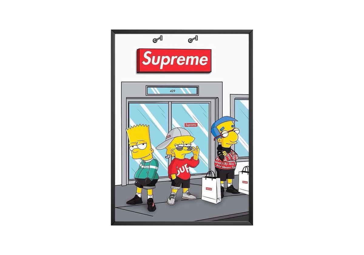 Simpsons Supreme Trio - Posters, Prints & Wall Art | HYPE Posters