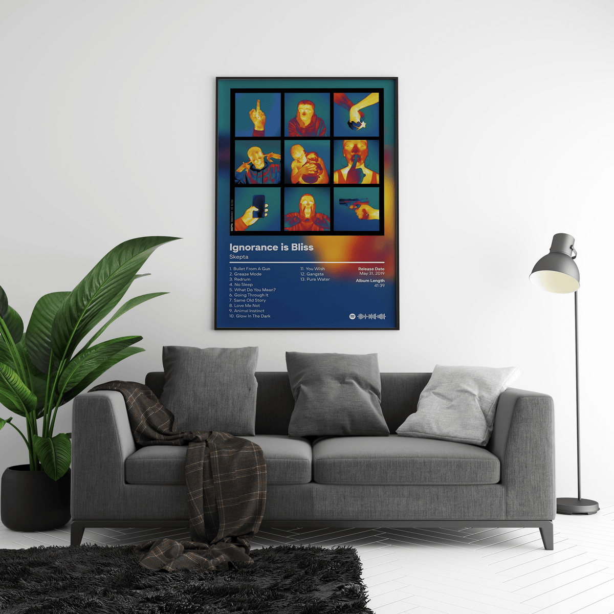 Skepta - "Ignorance Is Bliss" Album Poster - Posters, Prints & Wall Art | HYPE Posters