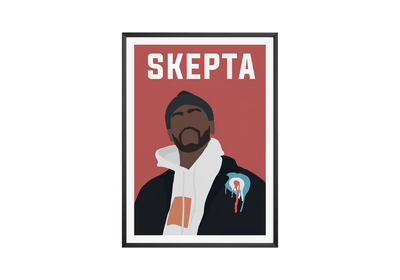 Skepta - Minimalist Poster - Posters, Prints & Wall Art | HYPE Posters