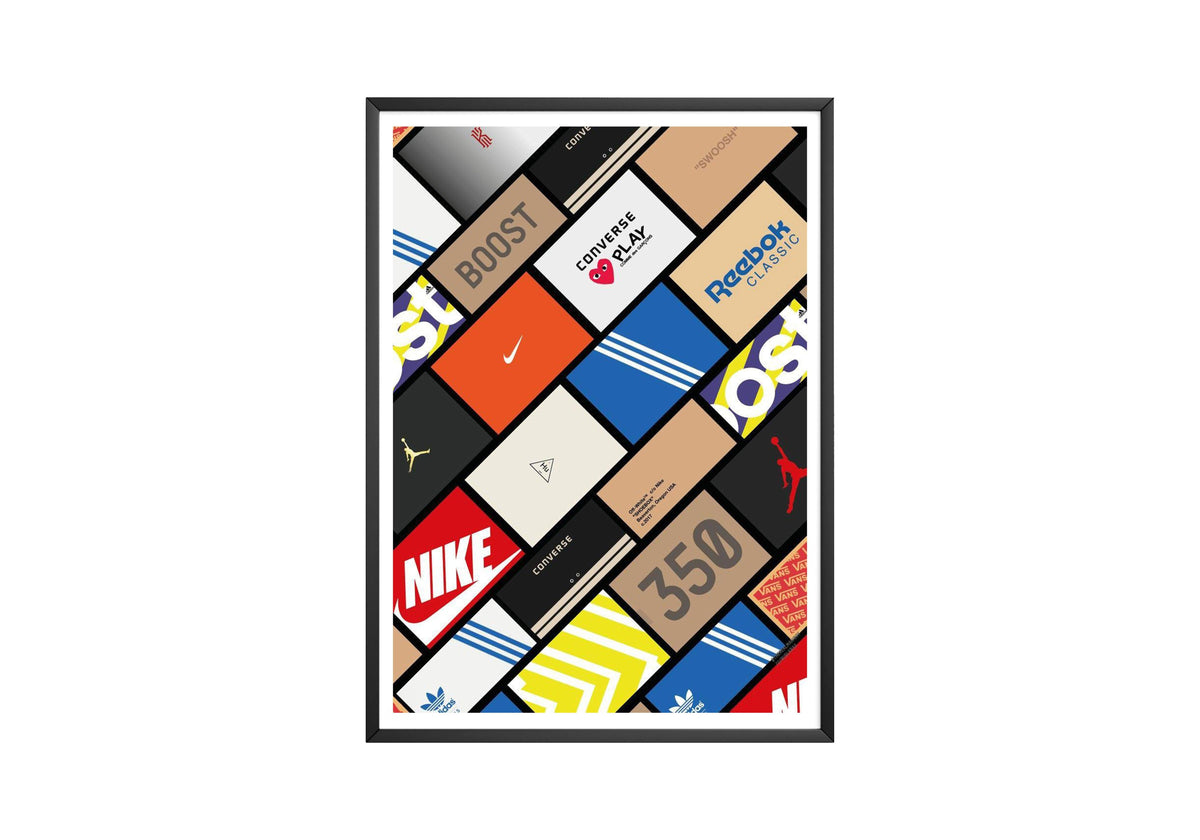 Sneaker Boxes - Posters, Prints & Wall Art | HYPE Posters