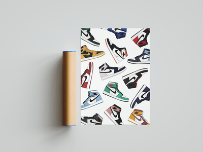Sneaker Highs Poster - Posters, Prints & Wall Art | HYPE Posters