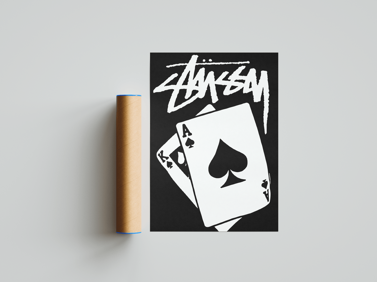 Stussy Ace King Poster – HYPE Posters