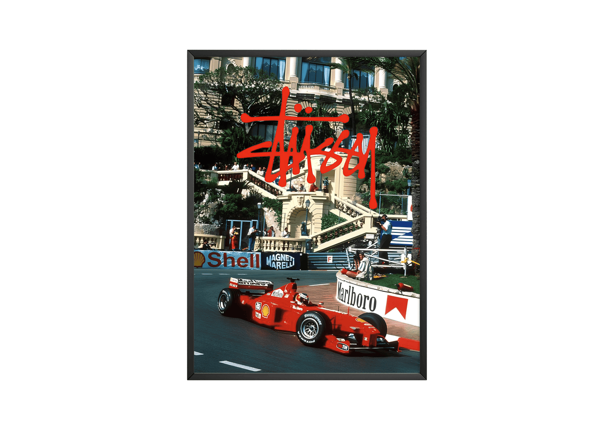 Stussy Ferrari F1 Poster - Posters, Prints & Wall Art | HYPE Posters