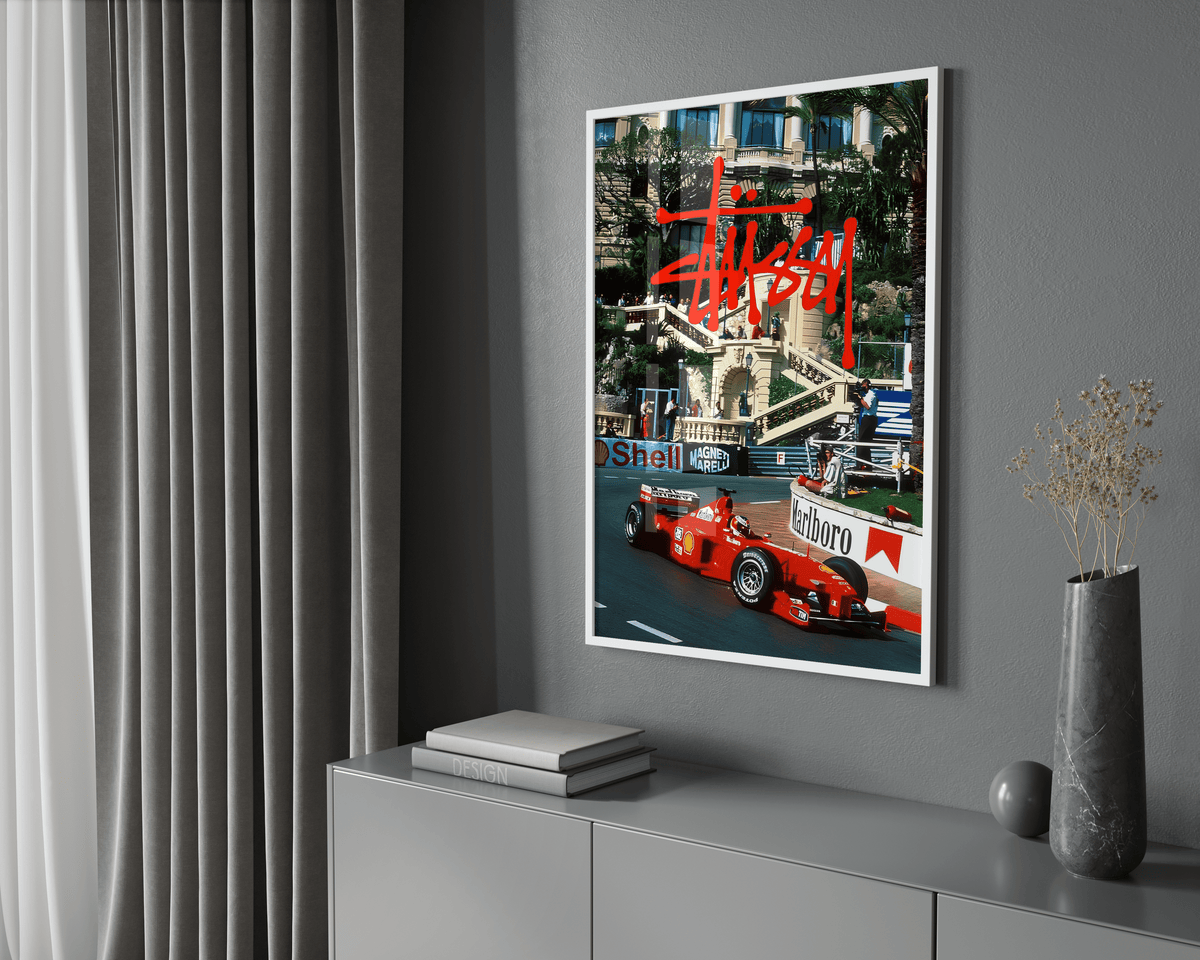 Stussy Ferrari F1 Poster - Posters, Prints & Wall Art | HYPE Posters