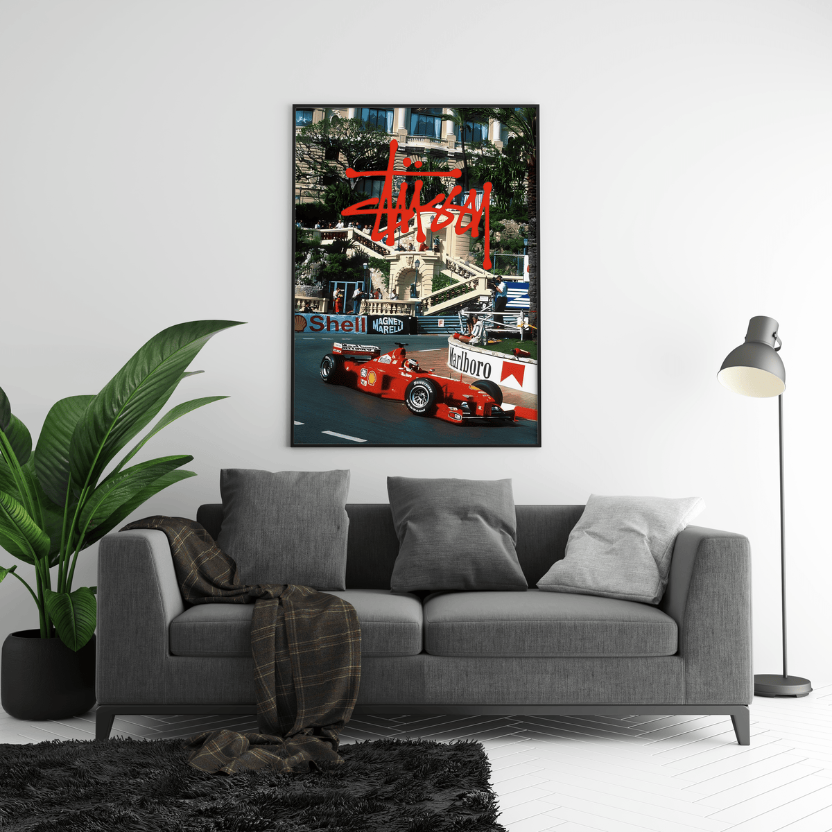 Stussy Ferrari F1 Poster - Posters, Prints & Wall Art | HYPE Posters