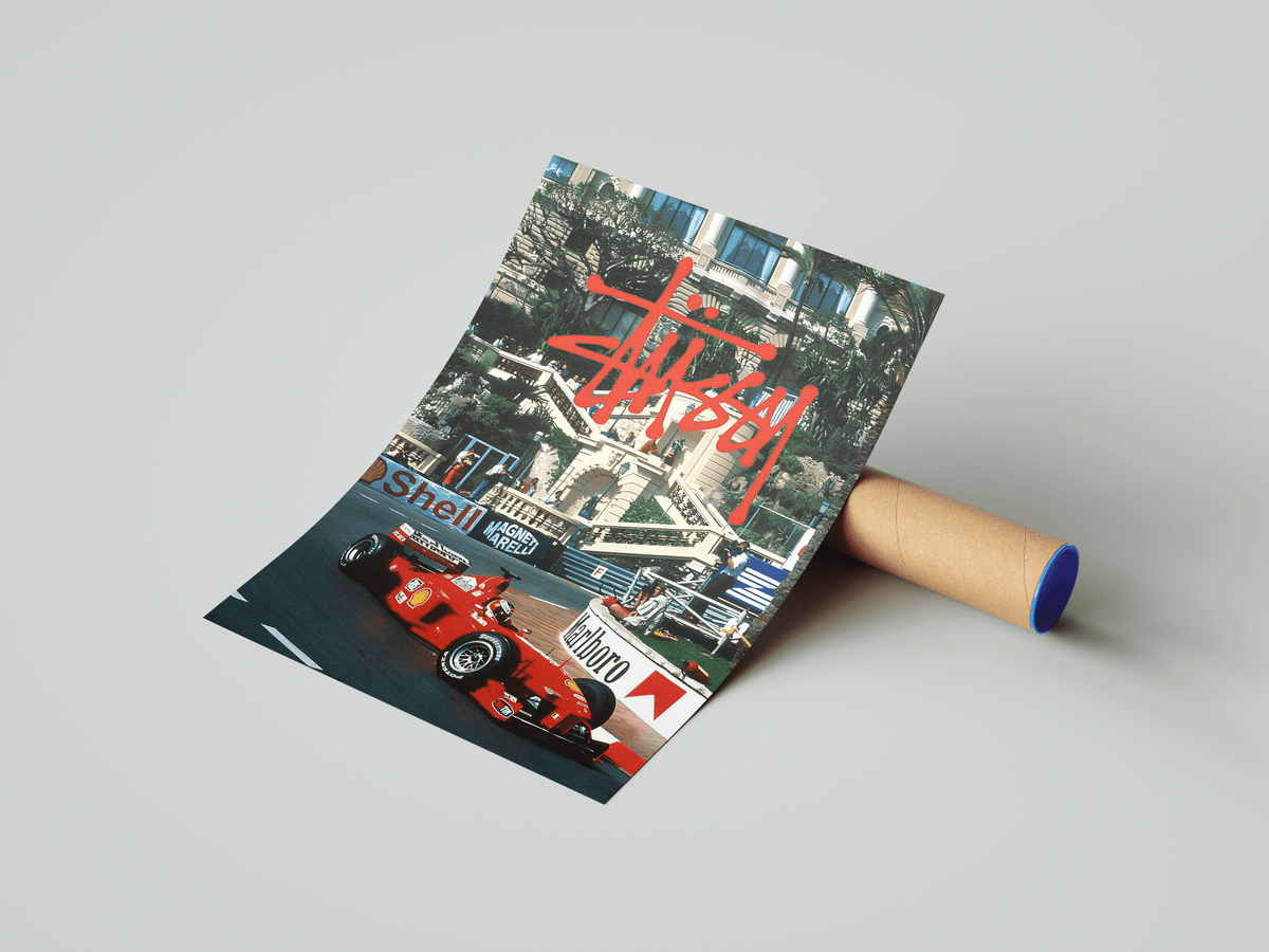 Stussy Ferrari F1 Poster - Posters, Prints & Wall Art | HYPE Posters