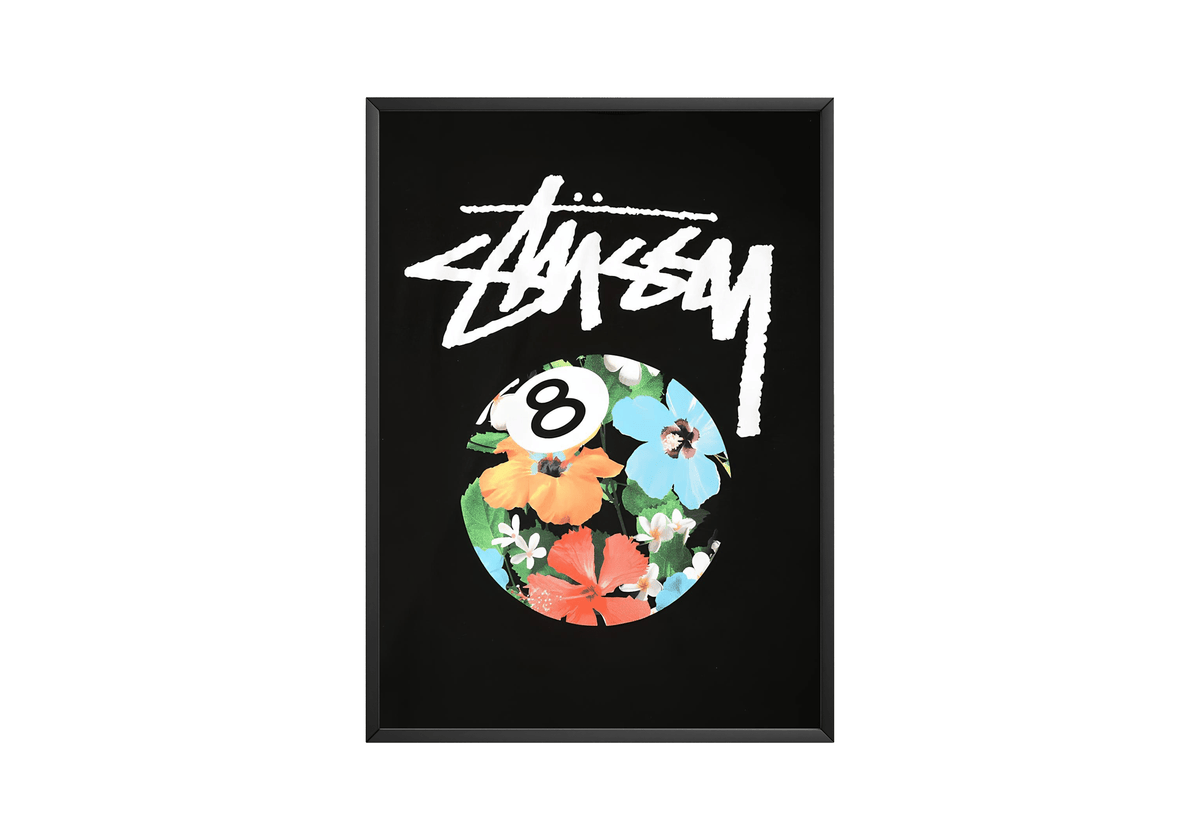 Stussy Flower 8 Ball Poster - Posters, Prints & Wall Art | HYPE Posters