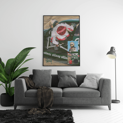 Stussy Motorsport Poster - Posters, Prints & Wall Art | HYPE Posters